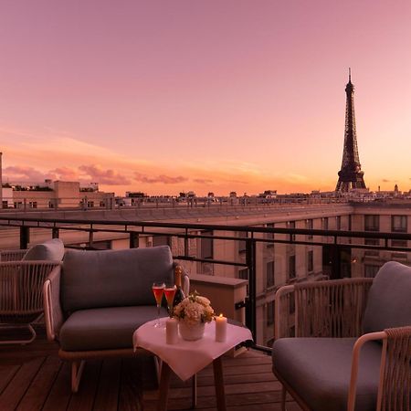 L'Hotel Du Collectionneur Paris Luaran gambar View from the rooftop
